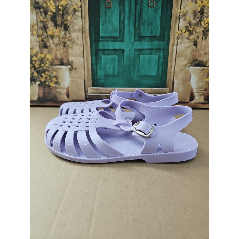 Melissa Possession Matte Jelly Fisherman Sandals Purple US Men's Size 9